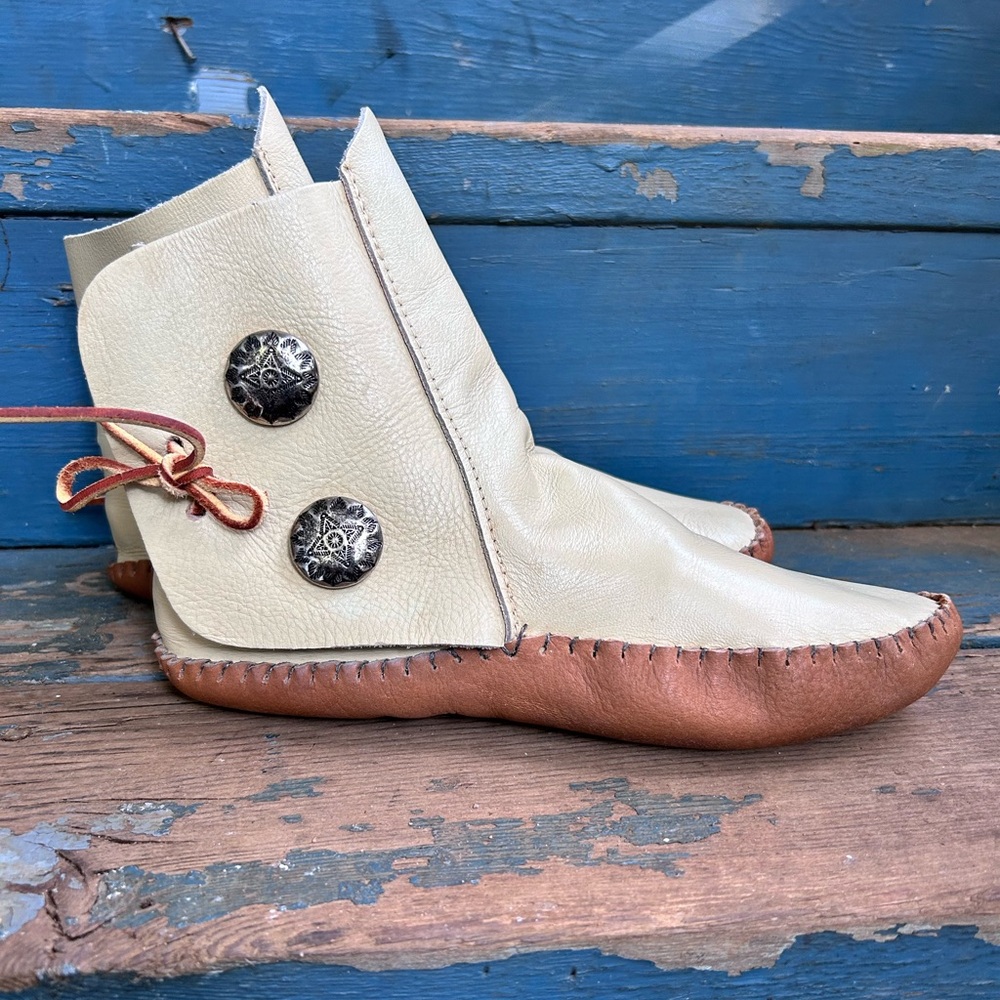 TAOS - LEATHER MOCCASIN BOOTIES